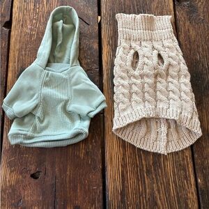 Target Dog Hoodie and Sweater Set